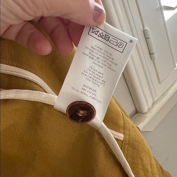Sezane Elaia Jacket size 34 EU 2/XS US - Picture 7 of 7